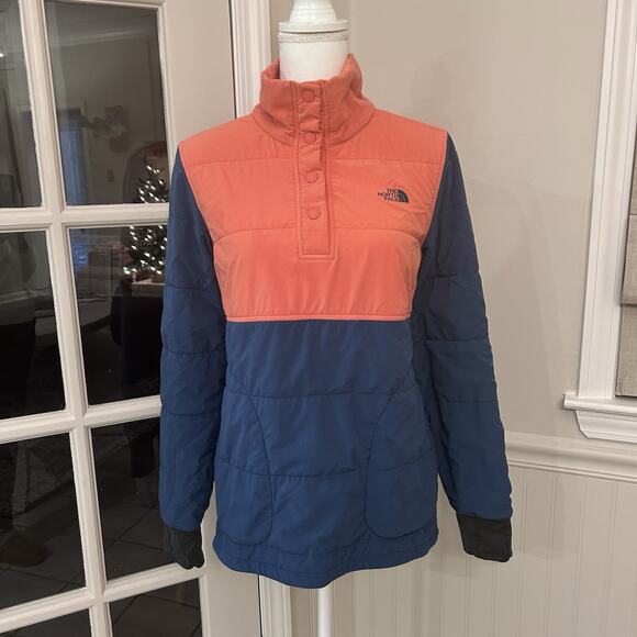 The North Face Tops - The North Face Mountain Sweatshirt Pullover, Spiced Coral Multi, womens sz M